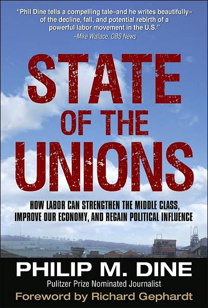 Book Cover shot of State of the Unions by Philip Dine